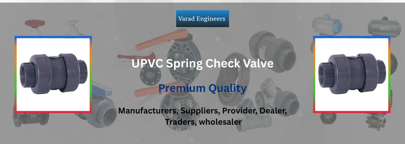 UPVC Spring Check Valve
